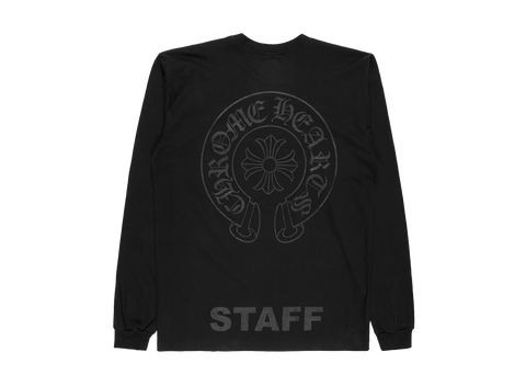 Chrome Hearts Staff Horseshoe Logo Longsleeve T-Shirt Black (Pre-Owned)