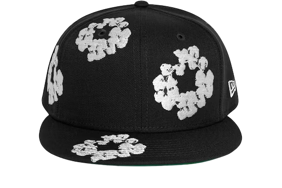 Denim Tears New Era Cotton Wreath 59/50 Cap Black