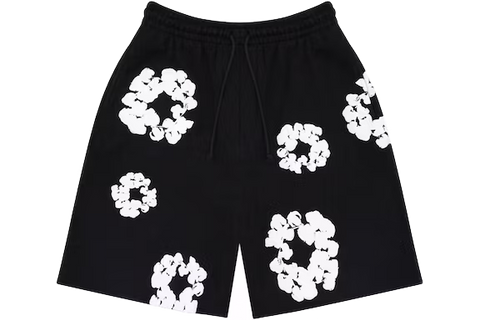 Denim Tears The Cotton Wreath Shorts Black