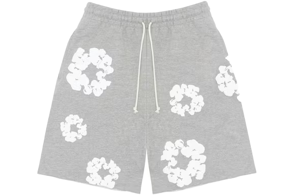 Denim Tears The Cotton Wreath Shorts Grey