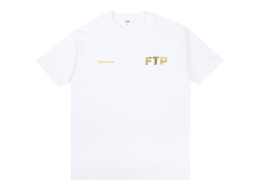 FTP 10 Year Logo Tee White