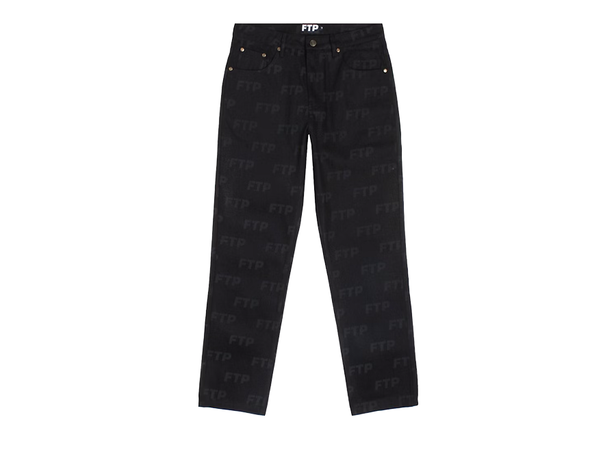 FTP All Over Denim Pant (FW21) Black (Pre-Owned)
