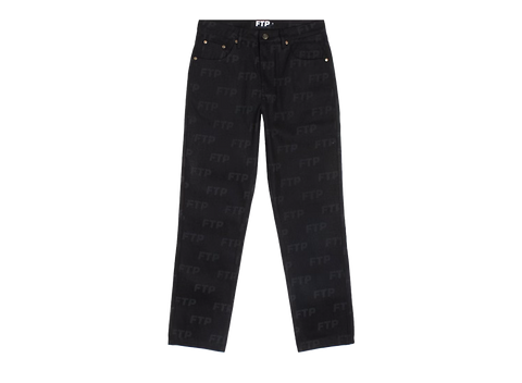 FTP All Over Denim Pant (FW21) Black (Pre-Owned)