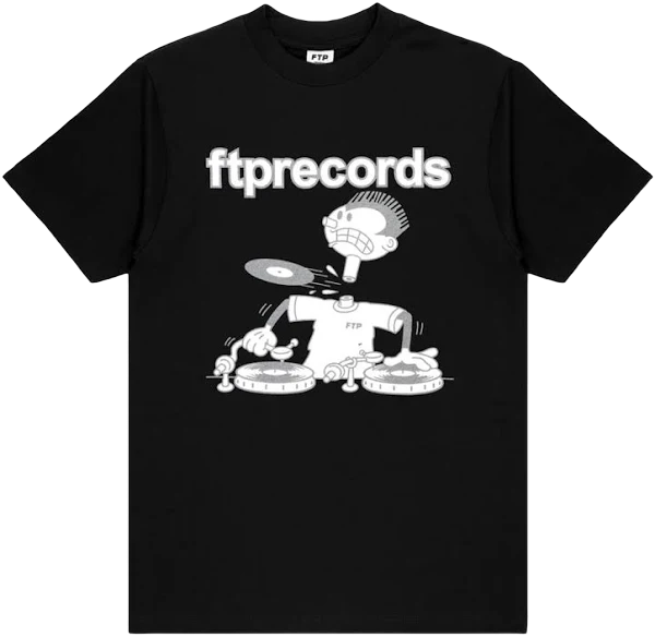 FTP Disc Jockey Tee Black