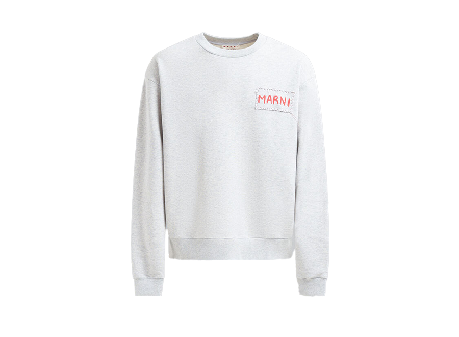 Marni Patch Sweatshirt Grey