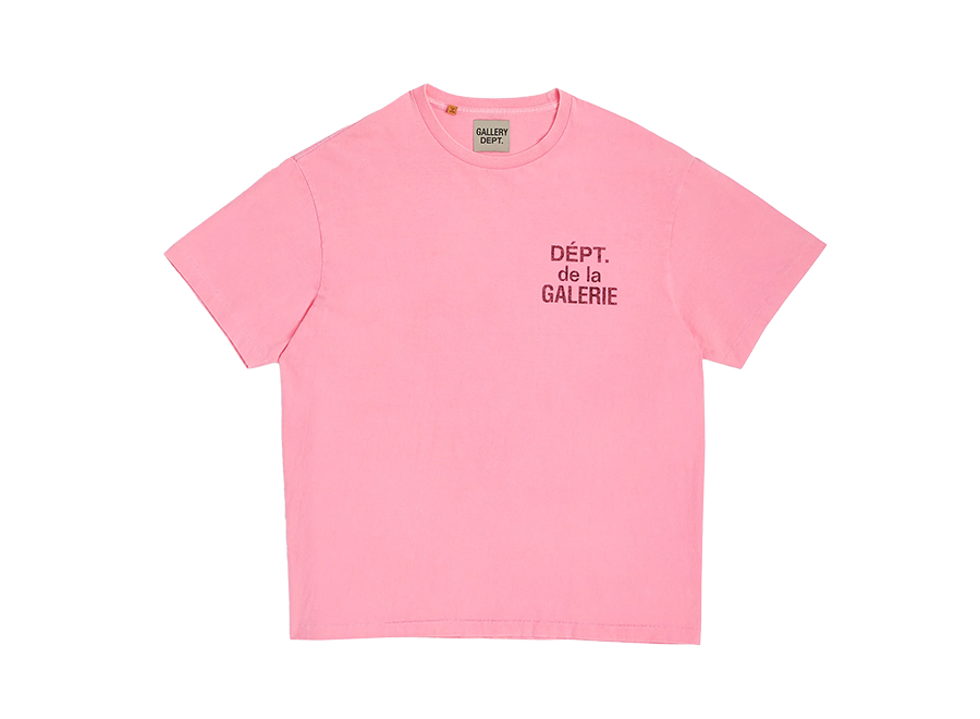 Gallery Dept. French T-Shirt Flo Pink