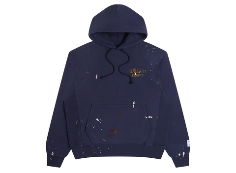 Gallery Dept. GD Paint Logo Hoodie Vintage Navy (Pre-Owned)