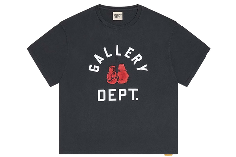 Gallery Dept Boxing Merch Tee Vintage Black