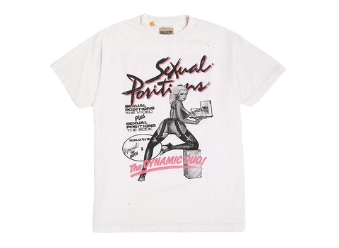 Gallery Dept. Doc Johnson Sexual Positions T-shirt White
