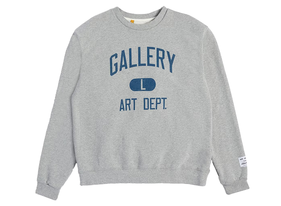 Gallery Dept. L Crewneck Sweatshirt Heather Grey