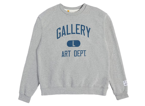 Gallery Dept. L Crewneck Sweatshirt Heather Grey (Pre-Owned)