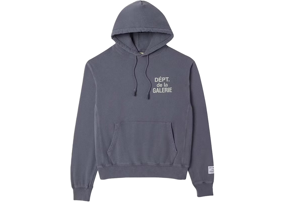 Gallery Dept. Vintage French Logo Hoodie Washed Navy