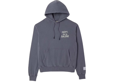 Gallery Dept. Vintage French Logo Hoodie Washed Navy (Pre-Owned)