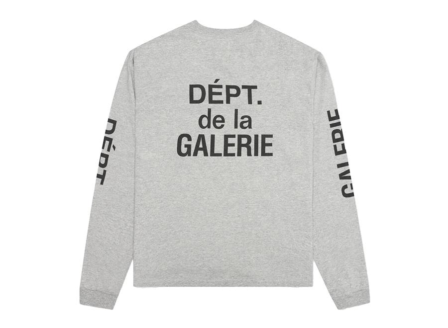 Gallery Dept. French Logo L/S T-Shirt Grey (Pre-Owned)