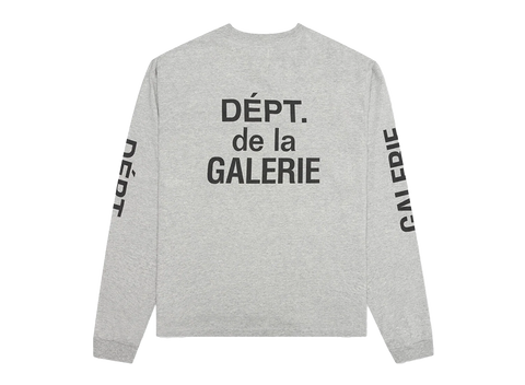 Gallery Dept. French Logo L/S T-Shirt Grey (Pre-Owned)