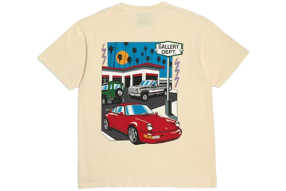 Gallery Dept. Drive Thru Boxy Fit Tee Cream