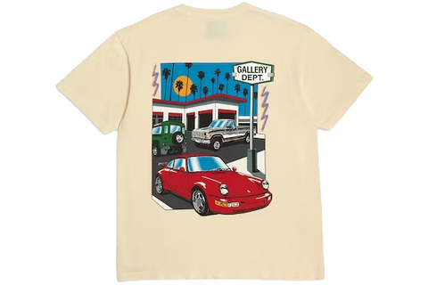 Gallery Dept. Drive Thru Boxy Fit Tee Cream