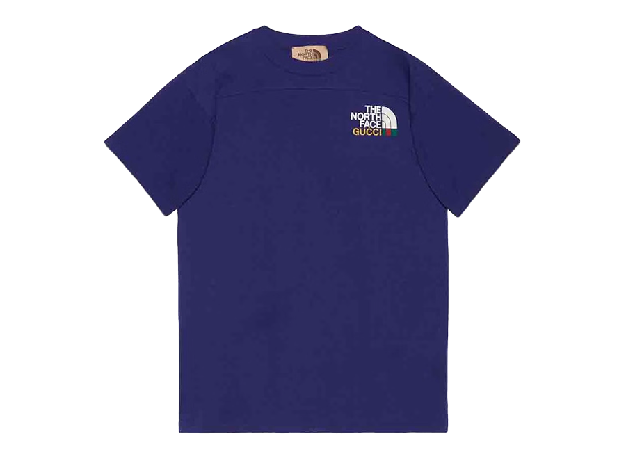 Gucci x The North Face T-shirt Blue/Multicolor (Pre-Owned)