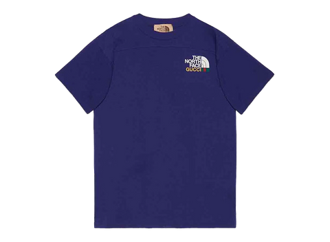 Gucci x The North Face T-shirt Blue/Multicolor (Pre-Owned)