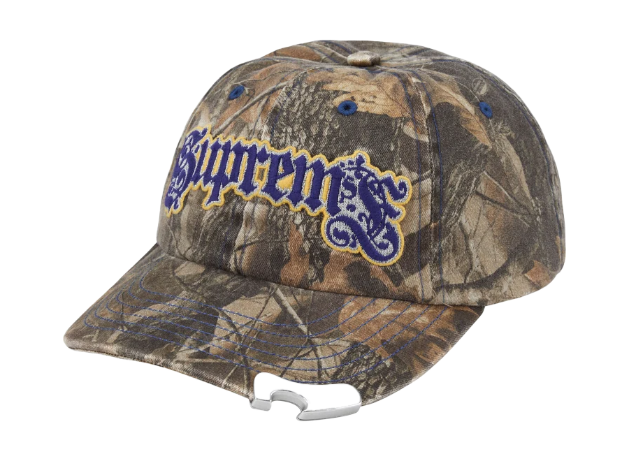 Supreme Real Tree Bottle Opener 6-Panel Camo
