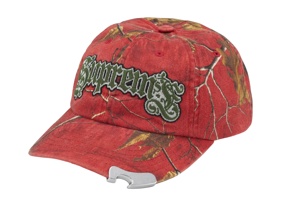 Supreme Real Tree Bottle Opener 6-Panel Red