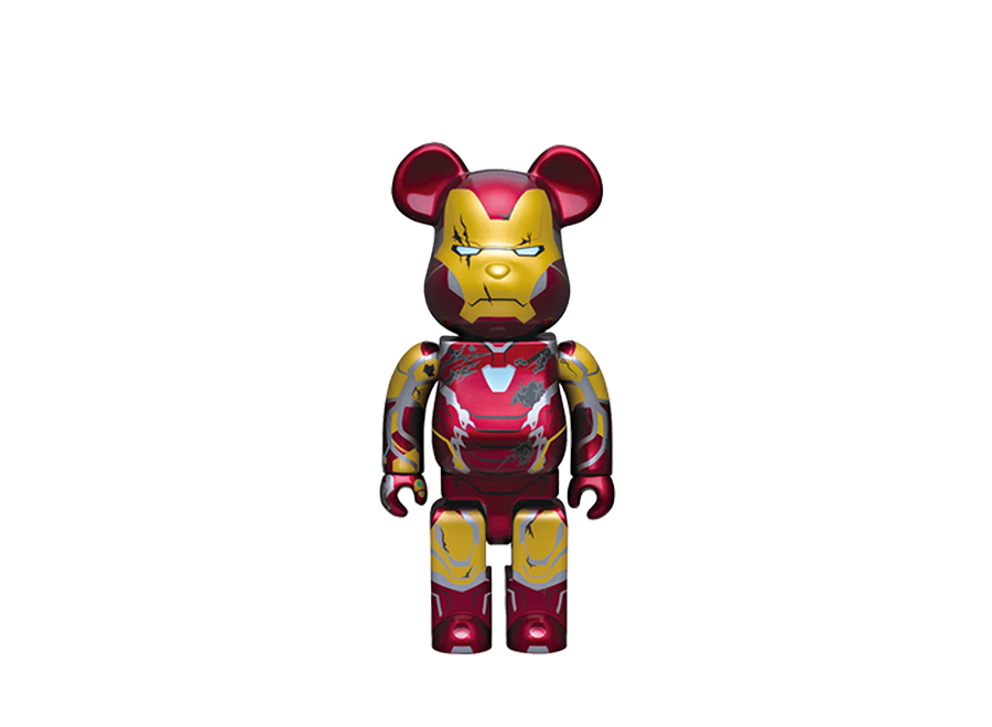 Bearbrick x MARVEL The Infinity Saga Iron Man Mark 85 Battle Damaged Ver. 400%