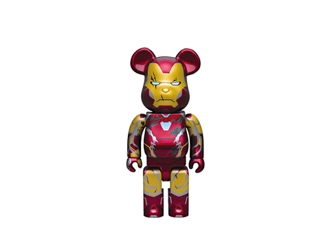 Bearbrick x MARVEL The Infinity Saga Iron Man Mark 85 Battle Damaged Ver. 400%