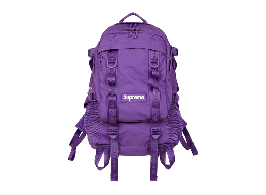 Supreme Logo Backpack (SS26) Purple