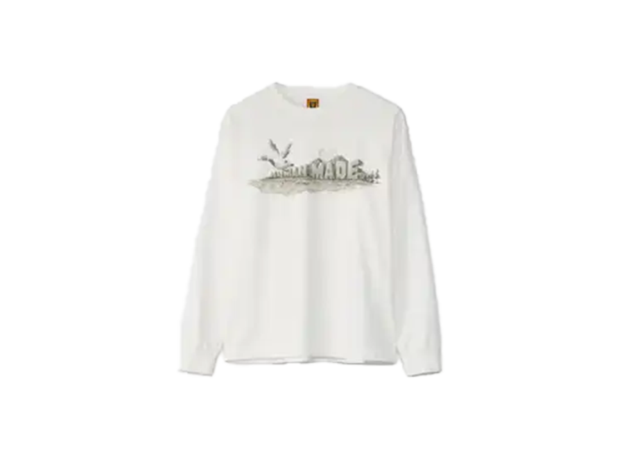 Human Made Duck L/S Tee White (Pre-Owned)