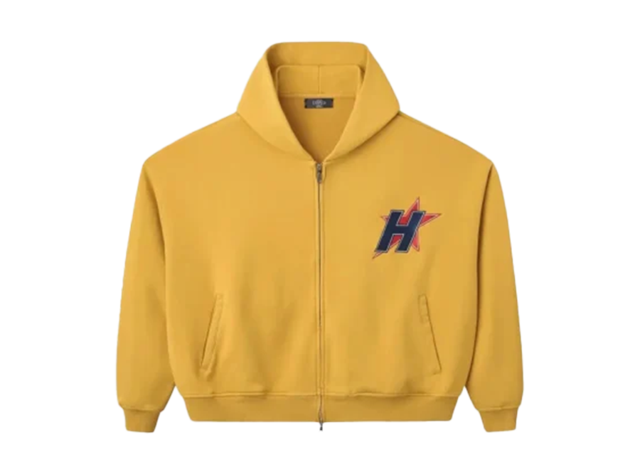 HMDD H-Star Zip Up Hoodie Yellow (Pre-Owned)