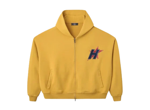 HMDD H-Star Zip Up Hoodie Yellow (Pre-Owned)