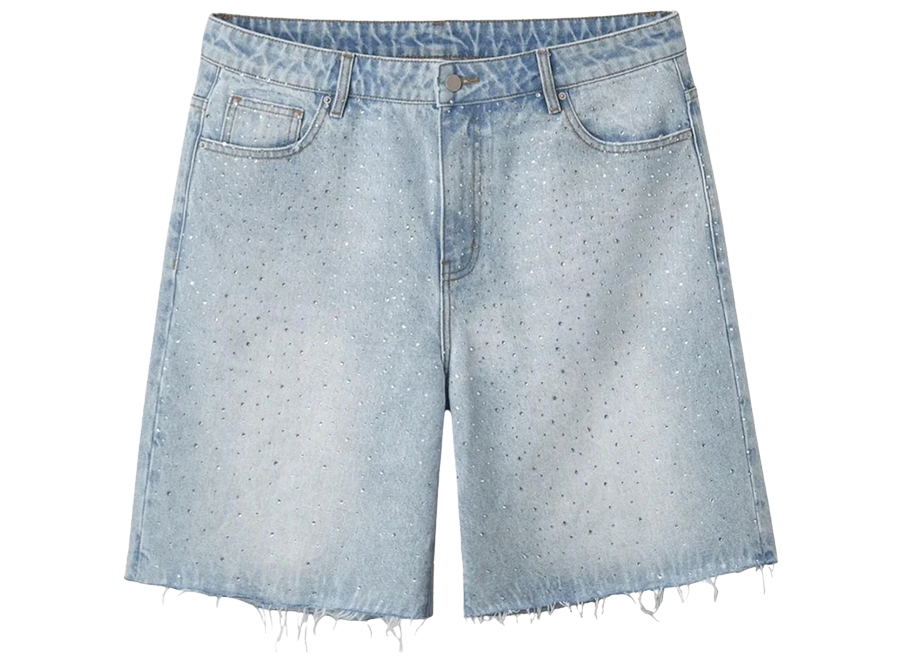 HMDD Happy Memories Don't Die Billie Jean Shorts Blue