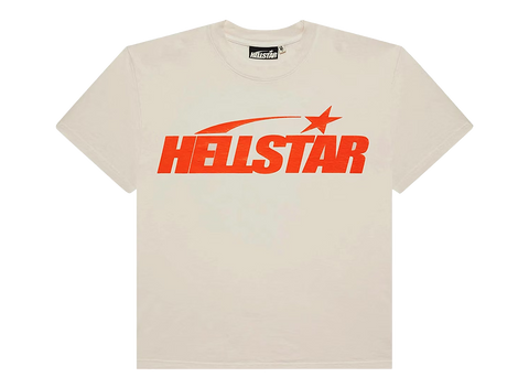Hellstar Classic T-shirt (Regular Print) White/Orange (Pre-Owned)