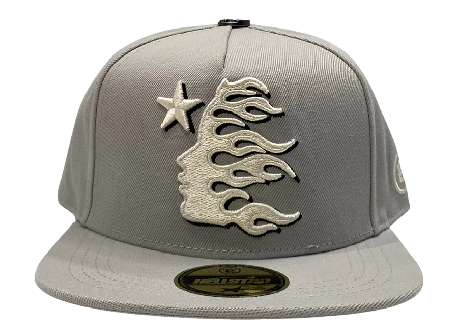 Hellstar OG Logo Fitted 59Fifty Hat Grey