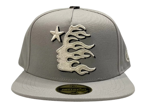 Hellstar OG Logo Fitted 59Fifty Hat Grey