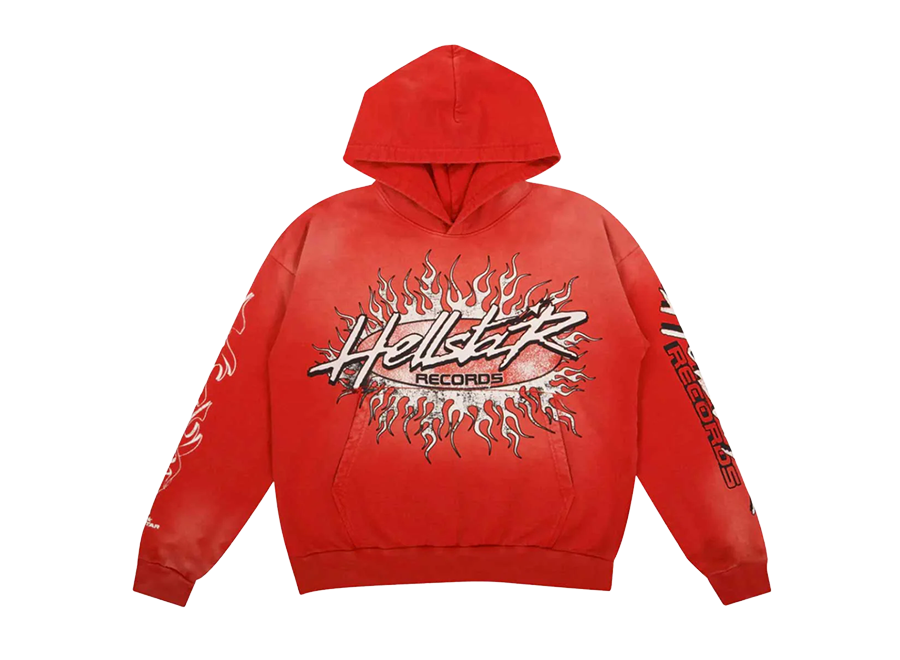 Hellstar Studios Records Hoodie Red