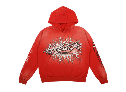 Hellstar Studios Records Hoodie Red