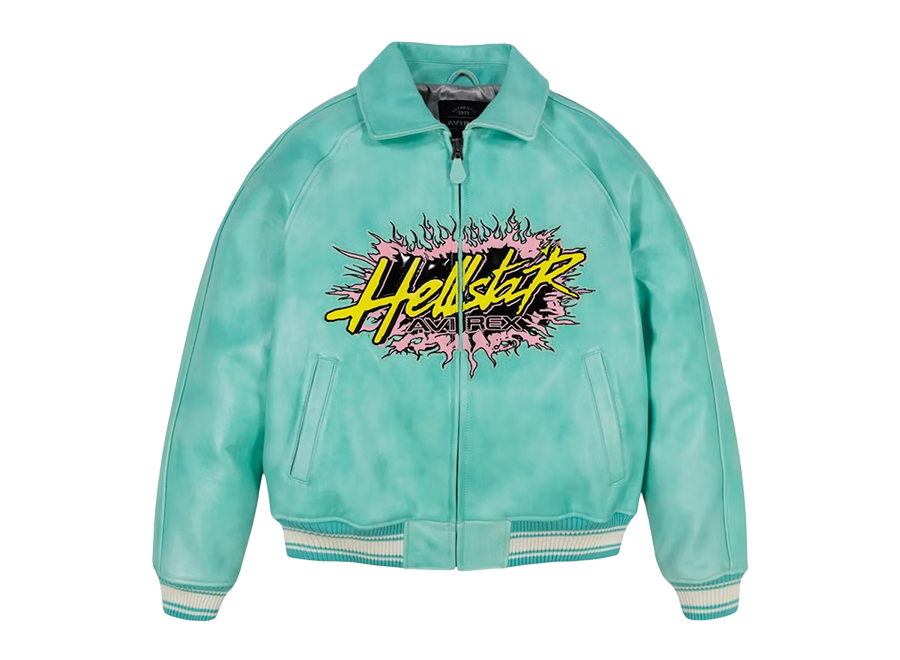 Hellstar x Avirex Jacket Turquoise
