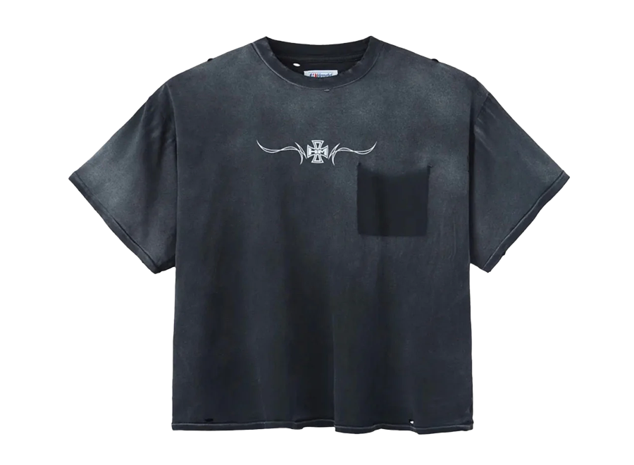 HMDD Ghost Pocket Tee Black