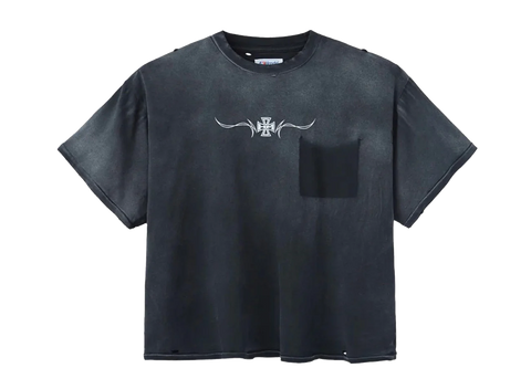 HMDD Ghost Pocket Tee Black