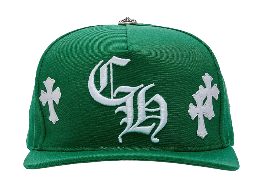 Chrome Hearts Cross Patch Hat Green (Pre-Owned)