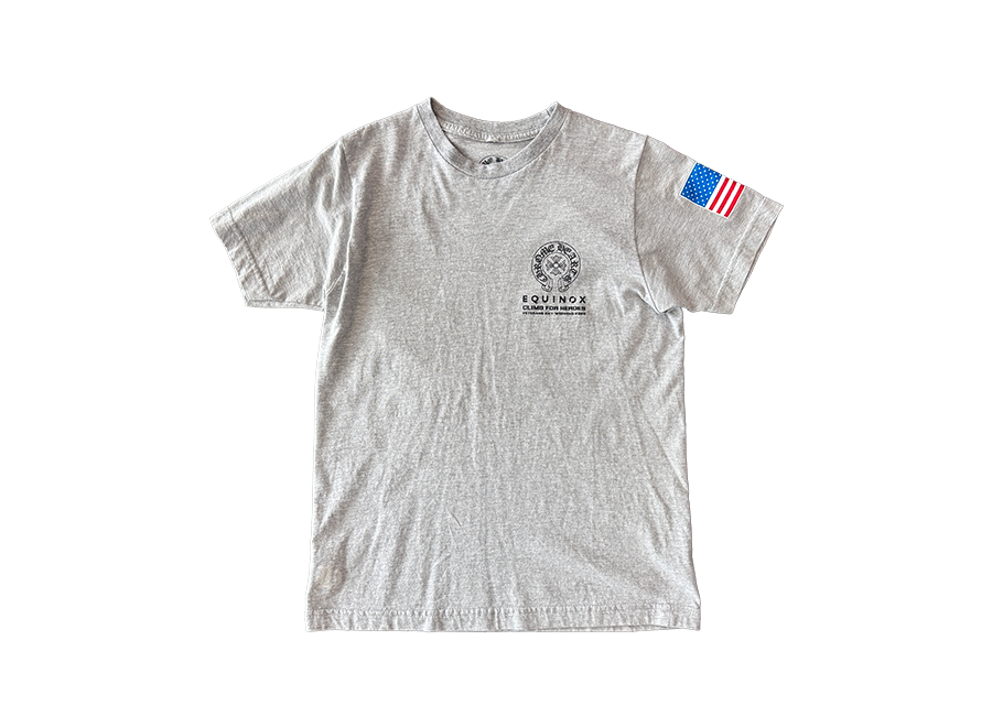 Chrome Hearts x Equinox Climb For Heroes Tee Grey