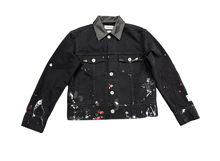Gallery Dept. x Lanvin Denim Jacket Black (Pre-Owned)
