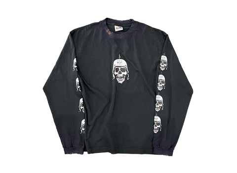 Greedy Unit Skull L/S Tee Black (Pre-Owned)