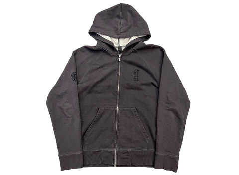 Chrome Hearts Y Not Double Zip Hoodie Vintage Black (Pre-Owned)
