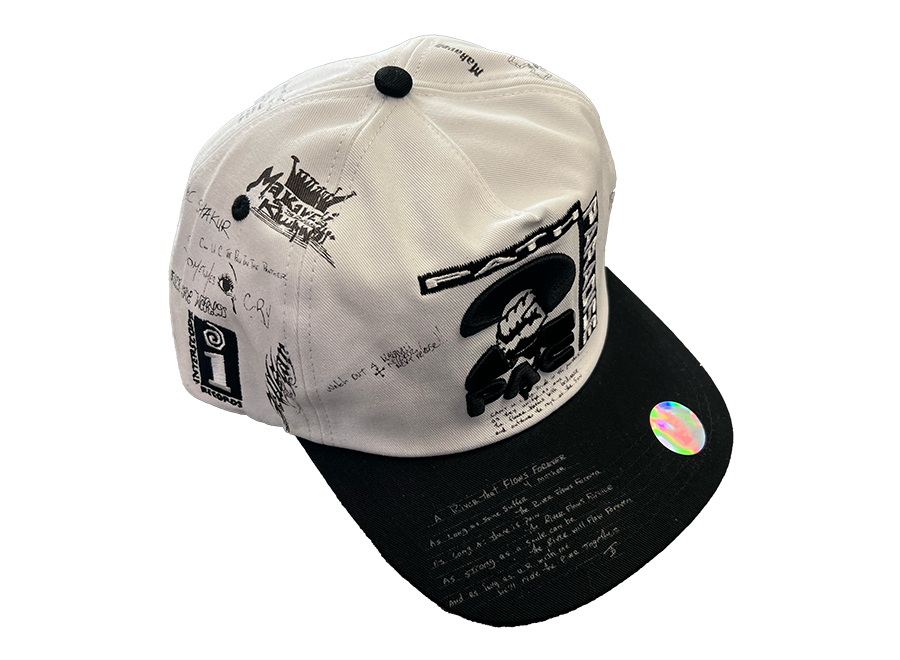 Hellstar 2Pac Makaveli ComplexCon Hat Black/White