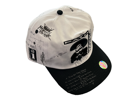 Hellstar 2Pac Makaveli ComplexCon Hat Black/White