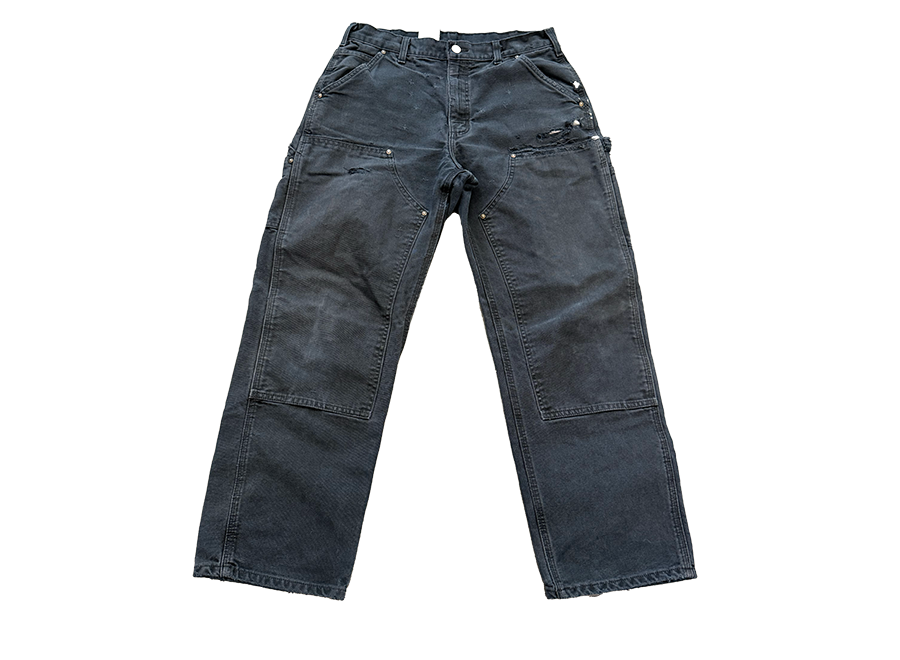 Vintage Black Washed Carhartt Double Knee Pants (Pre-Owned)