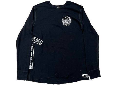 Chrome Hearts T-Bar Thermal L/S Black (Pre-Owned)