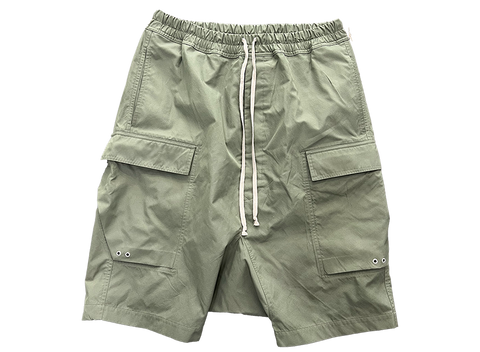 Rick Owens Green Cargo Pods Shorts Olive (Pre-Owned)